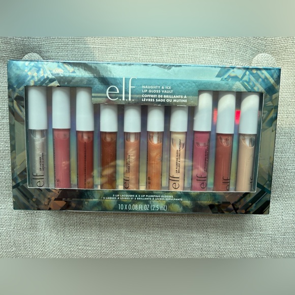 e.l.f. Naughty & Ice Lip Gloss Vault – Set of 10 (2.5ml each) - Picture 3 of 4